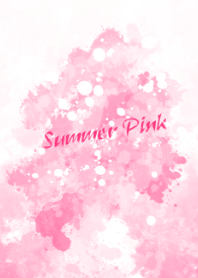 Summer Pink -Splash style-