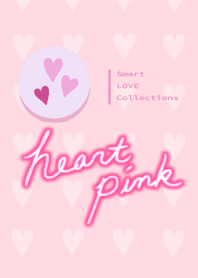 Smart Heart 14 pink [button style]