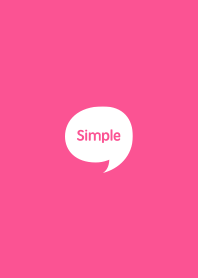 The Simple Speech bubble Pink No.2-01