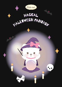 Cute cat : Magical Halloween fantasy v.4