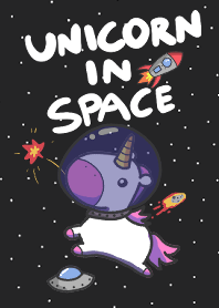 Unicorn In Space