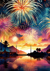 Beautiful Fireworks Theme#216