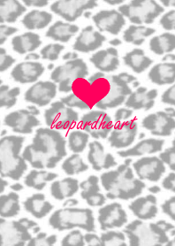 A leopard pattern and heart