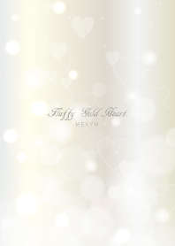 Fluffy Gold Heart.