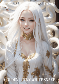 Golden White Snake of Luck 41