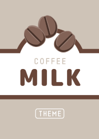 COFFEE MILK - 茶色 -