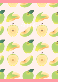 Various green apples on LP