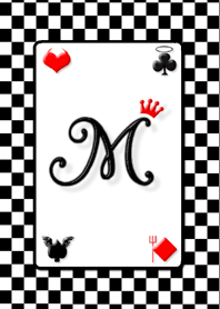イニシャル M ☆ マジック カード