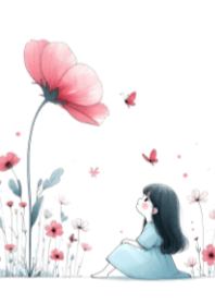 Girl and Flower V.38