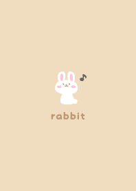 Rabbits2 Musical note - yellow