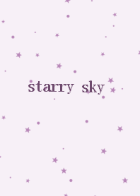 starry sky_purple