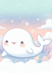 Bright cute little whale n.26