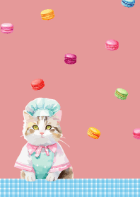 red beige 猫のパティシエ2