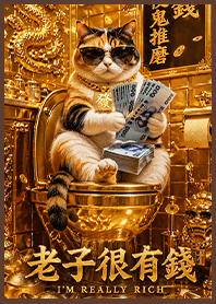 幸運を祈ります！裕福な猫！ 1.0