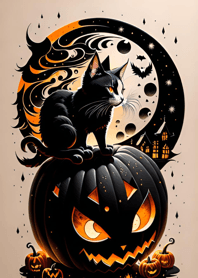 halloween cat 29F0eC