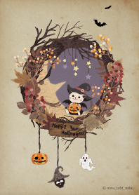 cat and happy Halloween!!