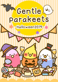 Gentle parakeets Halloween2019