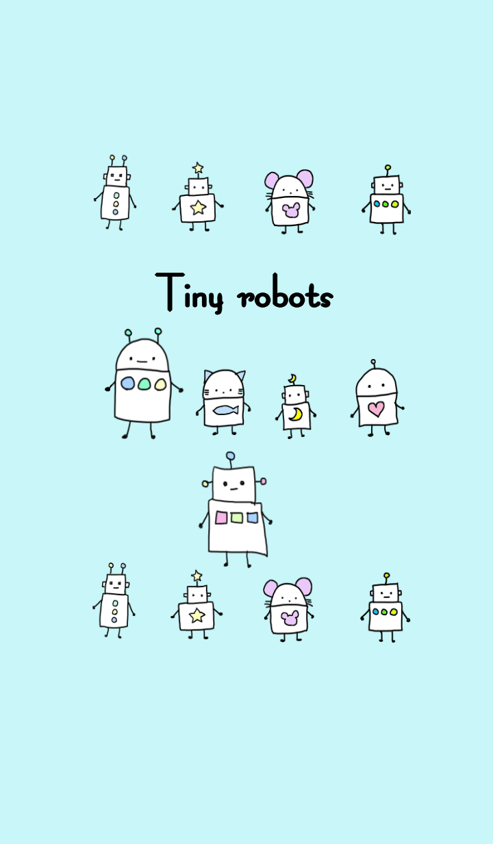 Tiny robots #絵本
