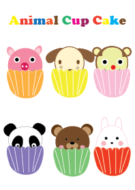 Animal cup cake v.2