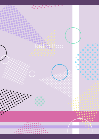 Retro Pop on purple