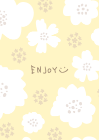 Floral ball and white flower11from Japan