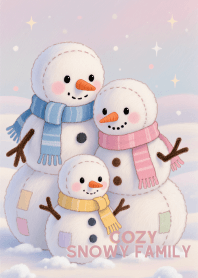 Cozy Snowy Family