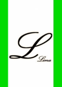 -L- Yellowish Green & White