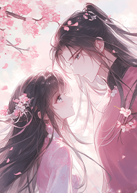 ⭐前世今生的櫻花古風戀人❤️漸層紫
