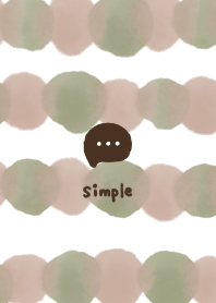 watercolor dots -earth color-