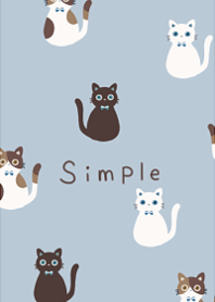 かわいいシンプルなねこのイラスト♪1