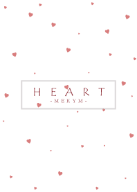 HEART RED-SIMPLE MEKYM 19