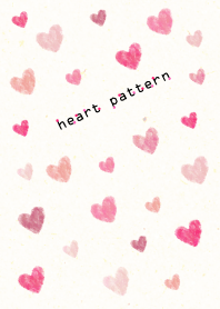 heart pattern15- watercolor- joc