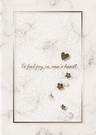 "Flowers in my heart" Beige15_2