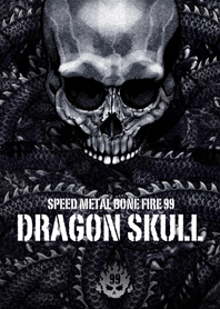 Speed metal bone fire Dragon skull 99