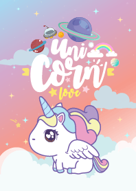 ยูนิคอร์น เลิฟกาแล็กซี่ สีราสเบอร์รี่