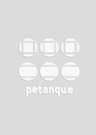 petanque silhouette gray
