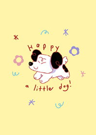 Happy a little dog