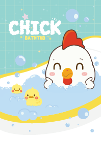 Chicken Bathtub Green