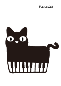 鋼琴貓