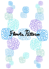flower pattern8- watercolor-joc