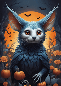 Halloween small animals D41060