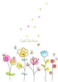 Candy color flowers 9