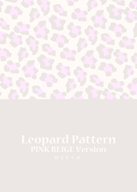 Leopard Pattern-PINK BEIGE Version-