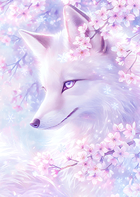 ⭐️紫桜の夢幻の神秘的な九尾狐王❤️