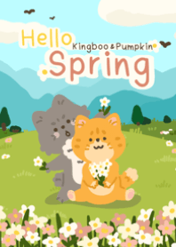 Hello Spring Kingboo & Pumpkin