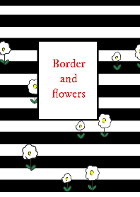 Border and flowers