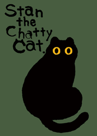 Stan the chatty cat. Green version