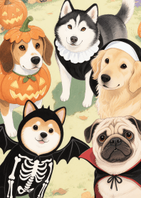 Love Kawaii Dog Gang in Halloween (JP)