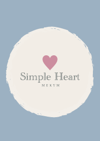 Simple Heart Blue -MEKYM- 15