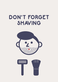 DON'T FORGET SHAVING NAVY BEIGE